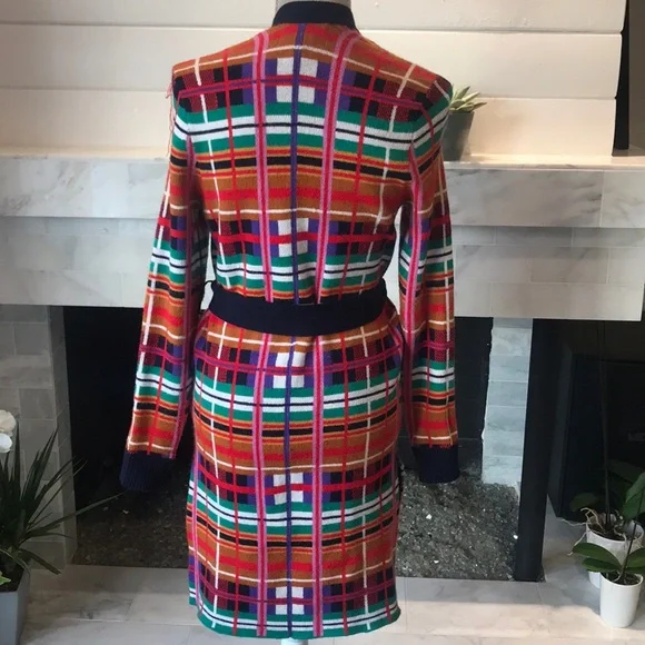 Anthropologie Moth Williston Plaid Cardigan XS VERY GOOD USED CONDITION. - Picture 7 of 12